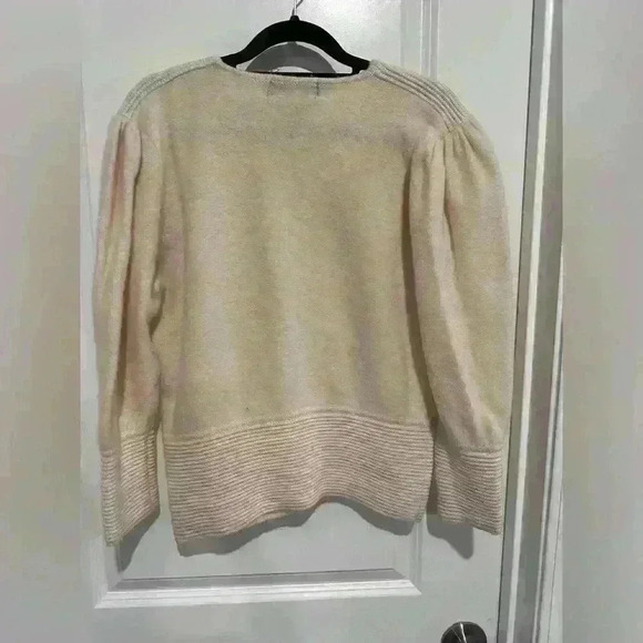 VINTAGE Spree International Beige Sweater Size Large - Picture 4 of 4